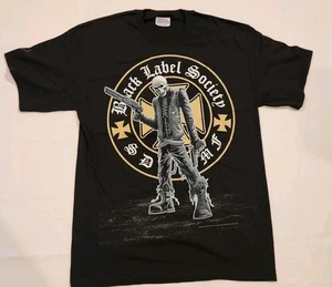 Black Label Society Shirt Mens Medium Skeleton Gun Y2K 2007 Band Tee - Picture 1 of 15
