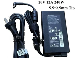 FSP 20V 12A 240W Charger Power Supply FSP240-ACBU3 5.5*2.5mm Tip AC Adapter - Picture 1 of 4