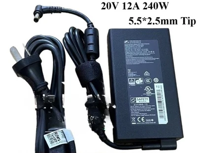 FSP 20V 12A 240W Charger Power Supply FSP240-ACBU3 5.5*2.5mm Tip AC Adapter - Image 1 of 4