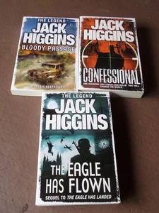 JOB LOT 3 NOVELS BY JACK HIGGINS - PAPERBACK VGC - Picture 1 of 1