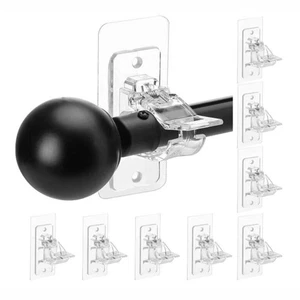 2pcs/set Retainer Curtain Rod Clip Curtain Installation Supplies - Picture 1 of 11