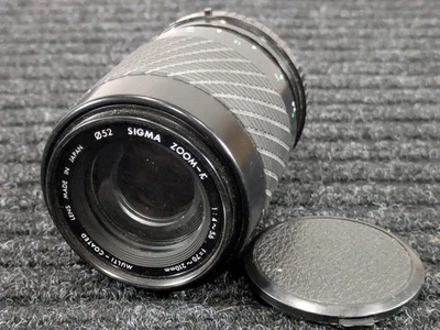 Vintage Sigma Zoom-K 70-210mm Lens F4-5.6 Multi Coated Japan 52mm Manual Focus - Image 1 of 4