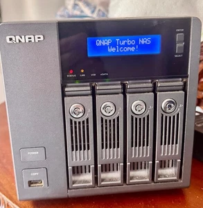 QNAP TS-419P NAS (Network Attached storage server) 4-bay, up to 4xSATA HDD. Used - Picture 1 of 12
