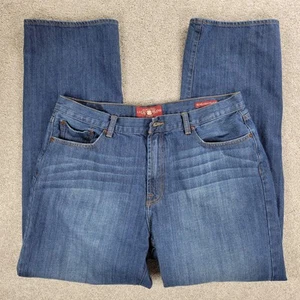 Lucky Brand 181 Relaxed Straight Jeans Herren 38x34 Blau Medium Wash Mid Rise - Bild 1 von 14