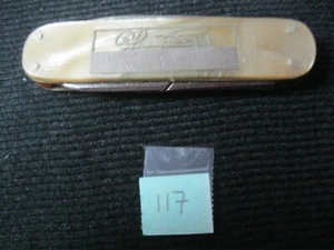 Solingen Germany MoP Men's Advertising Pocketknife "A.P. Peavy" (#117) - Picture 1 of 4