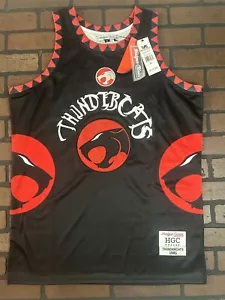 Camiseta deportiva de baloncesto THUNDERCATS negra Headgear Classics ~nunca usada~ XL - Imagen 1 de 5
