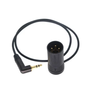 Low-Profile XLR NEUTRIK 3 Pin XLR Stecker auf 3.5 Audiokabel für Sony D11 - Bild 1 von 4