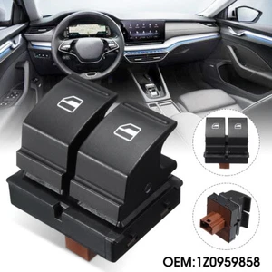Driver Side Electric Window Switch Button 1Z0959858 For Skoda Fabia Mk2 ROOMSTER - Foto 1 di 8