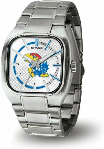 NEW! KANSAS JAYHAWKS MEN'S TURBO WATCH LICENSED Cover