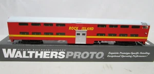 Walthers Proto HO Rock Island Rocket 85' Bi-Level Commuter Cab Passenger Car - Picture 1 of 10