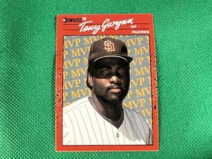 1990 Donruss Bonus MVP's #BC4 Tony Gwynn San Diego Padres