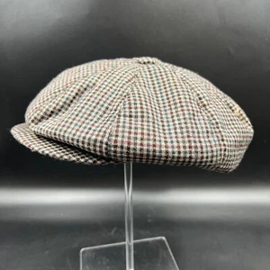 Cappello berretto da uomo Goorin Bros lana marrone tweed newsboy - Foto 1 di 9