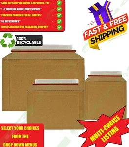 ROYAL MAIL LARGE LETTER CD DVD BOOK BOARD MAILERS ENVELOPES PEEL/SEAL TEAR STRIP - Picture 1 of 12