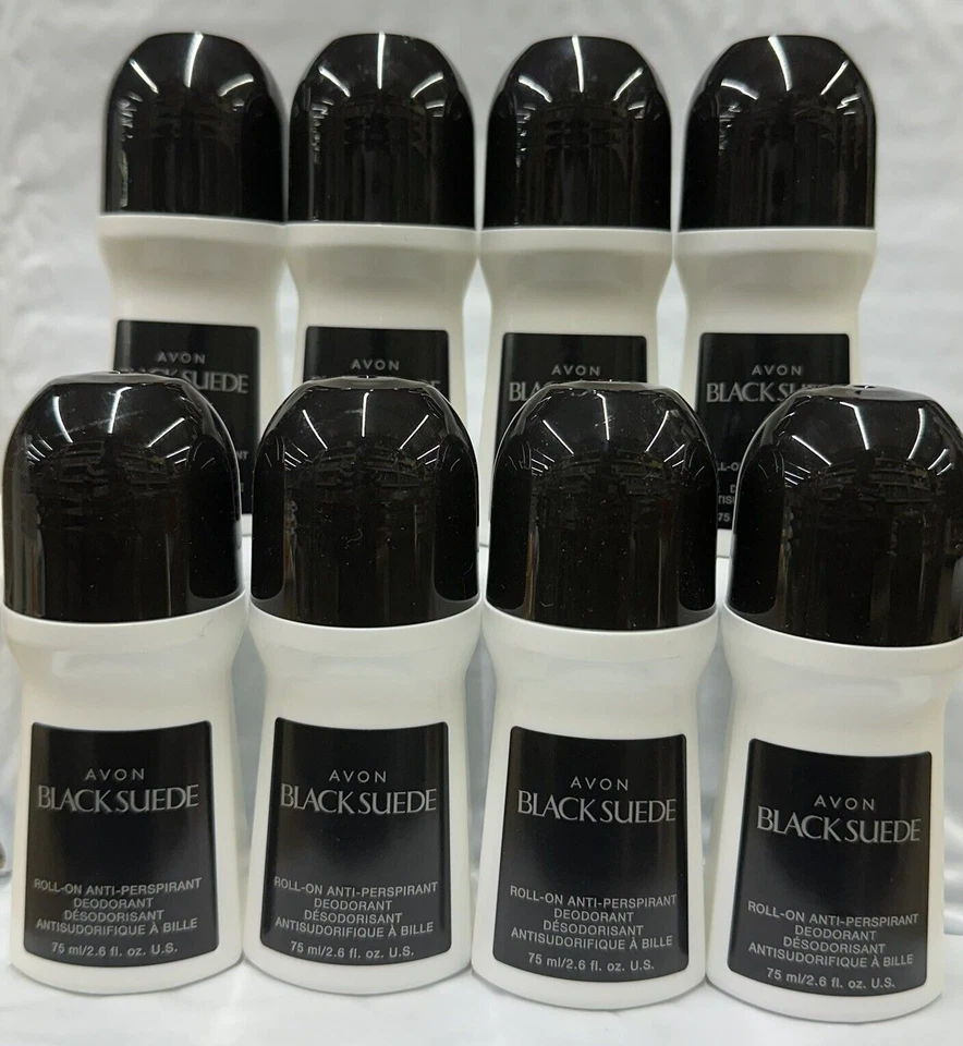 8- Desodorante antitranspirante Avon Black Suede roll-on 75ml. 2,6 fl. oz - Imagem 1 de 1