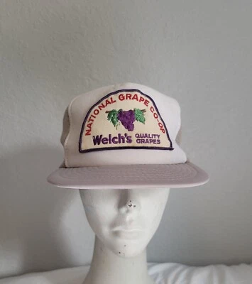 Vintage Welch’s National Grape CO-OP SnapBack Hat Cap  (H3) - Image 1 of 4