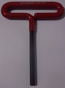Bondhus Cushion Grip Loop Handle T Hex Key, Allen Bar, Metric. Lifetime Warranty - Picture 1 of 1