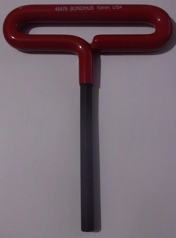 Bondhus Cushion Grip Loop Handle T Hex Key, Allen Bar, Metric. Lifetime Warranty - Image 1 of 1