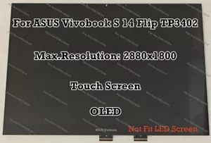 14" ASUS Vivobook S 14 Flip OLED TP3402 2.8K LCD Berühren Bildschirm Panel - Bild 1 von 5