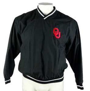 Oklahoma Sooners NCAA GIII Sports by Carl Banks Men's V-Neck Windbreaker - Picture 1 of 8