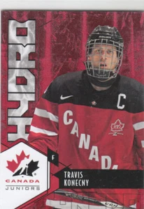 2015 Upper Deck Team Canada Juniors Hydro Red Travis Konecny #H-3 - Bild 1 von 1