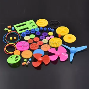 55pcs Plastic Gear Motor Gearbox Toy Car Boat Plane Robot Air Craft RC Model DIY - Picture 1 of 5
