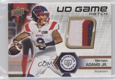 2021 Upper Deck CFL UD Game Jersey Patch /25 Vernon Adams Jr #UD-VA Patch