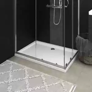 NNEVL Rectangular ABS Shower Base Tray White 70x100 cm - Picture 1 of 5