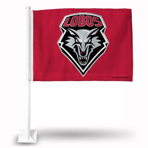 New Mexico Lobos 11X14 Window Mount 2-Sided Car Flag Cover