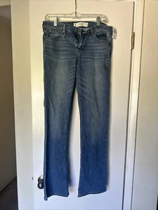 Abercrombie & Fitch blaue Damenjeans mit Denim-Stiefel 29x33 neu mit Etikett - Bild 1 von 5