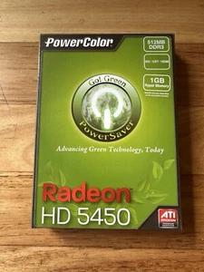 Quiet PC - Silent Fanless AMD RADEON HD 5450 1GB Hyper Memory Graphics Card - Picture 1 of 4