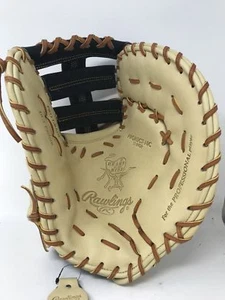 New Rawlings Heart Of The Hide 13" First Base Mitt RHT Camel/Black/Brown - Picture 1 of 3