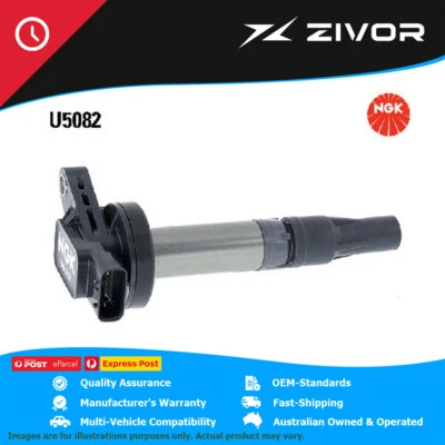 New Genuine NGK Spark Plugs Ignition Coil For Jaguar XF X250 #U5082 - image 1 of 4