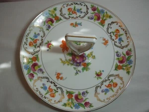 Noritake Morimura Floral Platter With Center Handle 10" - Picture 1 of 3