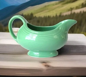 Retirado 💚 Verde Original Fiestaware SAUCE BOAT GRAVY BOAT JARRA De colección-Jh - Imagen 1 de 10