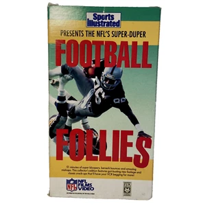 Sports Illustrated Football Follies Super Bloopers 51 minutes 1989 VHS NFL Films - Picture 1 of 9