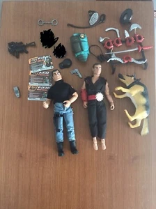 Lotto 2 Action Man Power Arm Ninja + Commando Anticrimine Hasbro 1995 +Accessori - Foto 1 di 2
