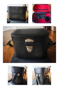 Vintage Leather Camera Hard Carry Case Shoulder Bag W/Adjustable Strap. PLU:W27 - Picture 1 of 10