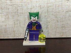 2006 LEGO Batman: The Joker Minifigure, bat005, Set 7782 & 7888. Rare Vintage 
