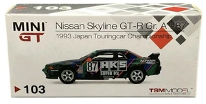 MINIGT Model  1/64 Nissan Skyline GT-R 1993 Touring Japan #87 #103 Open Box - Picture 1 of 1
