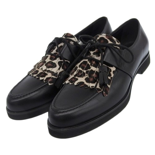 TOD’S TOD'S Mocassini Leopardati Scarpe Donna Pelle Nero 37 Scarpe 37 Nero Donna