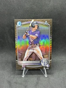 Charlie Condon 2025 Bowman Chrome 1st Reptilian Refractor BCP-75 Rockies MLB  - Bild 1 von 10