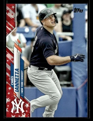 2020 Topps Update #U-133 Chris Iannetta Independence Day #/76 - Image 1 of 2