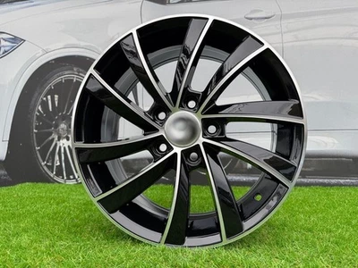 Ruedas pulidas negras estilo Skoda Pegasus 4xR18 pulgadas 5X112: se adapta a Karoq - Imagen 1 de 4