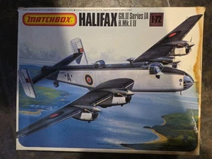1979 Matchbox Halifax GR.II Series IA B.Mk.I 1/72 Airplane Model Unbuilt in Box - Picture 1 of 3