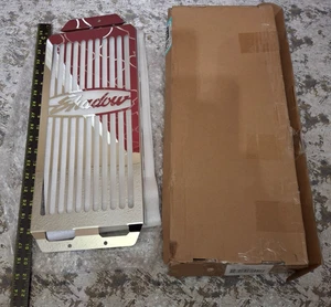 Radiator Grill Cover Guard for Honda Shadow Spirit VT75C Chrome Aero VT 400 750 - Foto 1 di 11