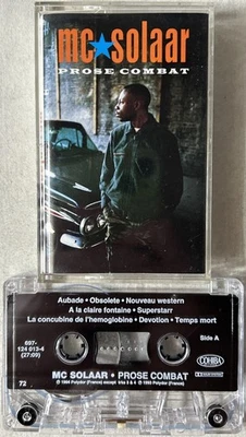 MC Solaar - Prose Combat Open Cassette Tape 1994 Cohiba Records Hip Hop - Image 1 of 4