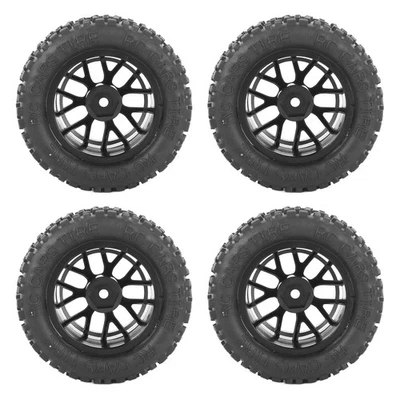 Langlebiger RC-Gummireifen Für 1:14 1:16 1:18 Automodellzubehör - Bild 1 von 4