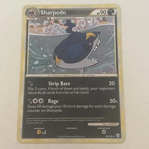 Pokémon TCG Sharpedo HS-Triumphant 30/102 Regular Rare NM - Picture 1 of 2