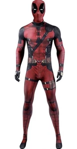GROß Deadpool Cosplay Kostüm Overall Herren Body Halloween BESCHREIBUNG LESEN - Bild 1 von 4