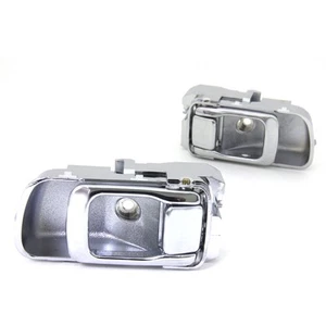NEW CHROME INNER DOOR HANDLES BEZEL FIT 2001-12 NISSAN URVAN E25 ESTATE CARAVAN - Picture 1 of 6